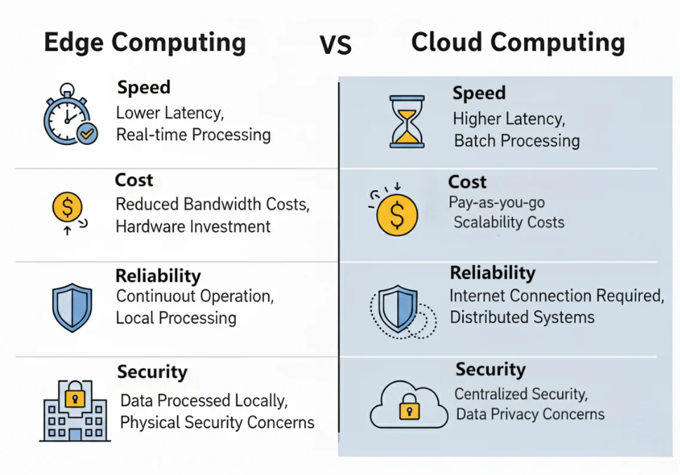 Edge vs. Cloud Computing for IoT Edge vs. Cloud Computing for IoT