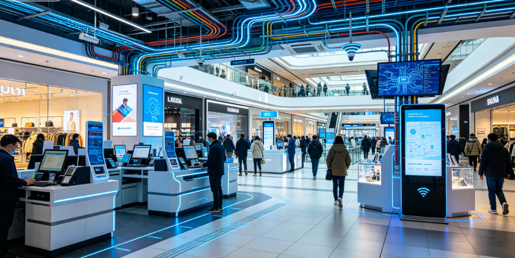 Wiring solutions for retail stores, shopping malls and commercial complexes Wiring solutions for retail stores, shopping malls and commercial complexes 2