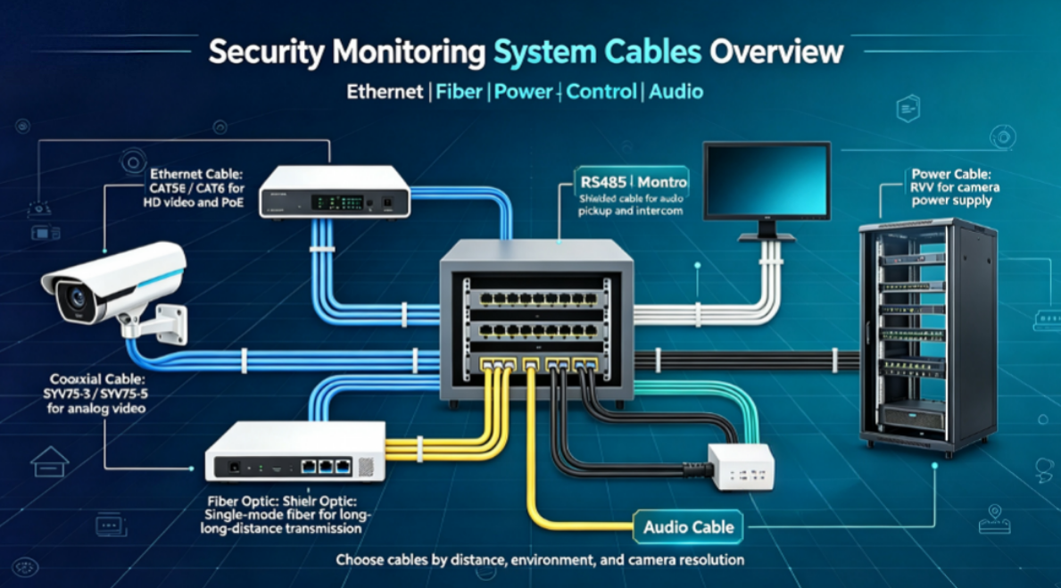 SECURITY MONITORING SYSTEM CABLES OVERVIEW SECURITY MONITORING SYSTEM CABLES OVERVIEW