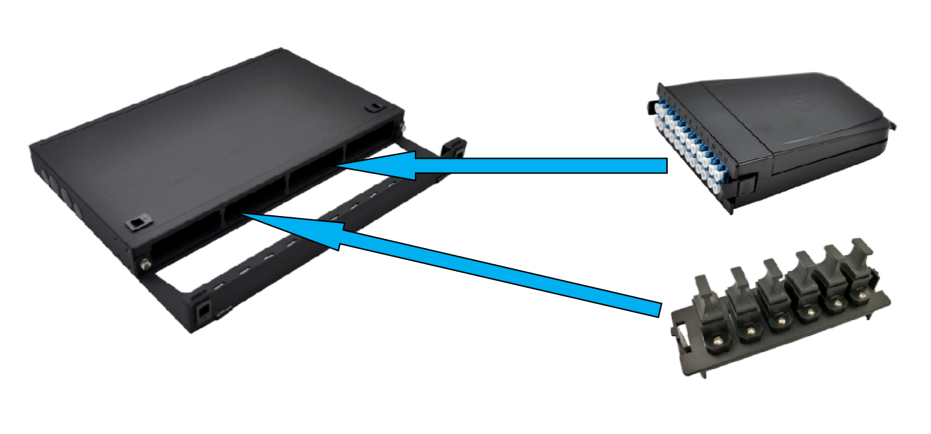 ZORA 1U MPO Pre-Terminated Fiber Optic Patch Panel