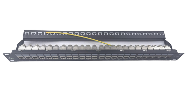 ZORA 24-port Cat 6A Shielded Modular Patch Panel