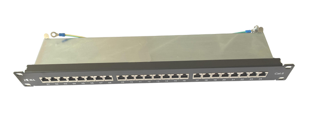 ZORA 24-port Cat 6 Shielded Express Patch Panel