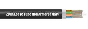ZOR Outdoor OM4 Multimode Fibre Optic Cable 6-144 Cores