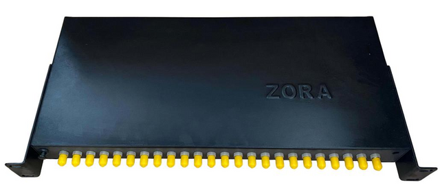 ZORA 1U 24-port ST Fixed Fiber Optic Distribution Frame
