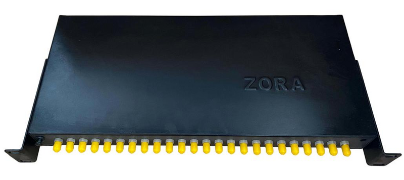 ZORA 1U 24-port ST Fixed Fiber Optic Distribution Frame