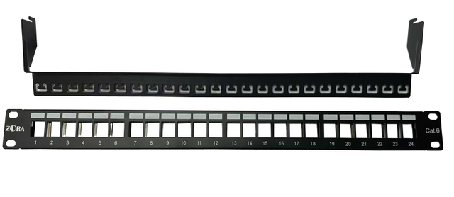 ZORA 24-port Cat 6 Unshielded Modular Distribution Frame