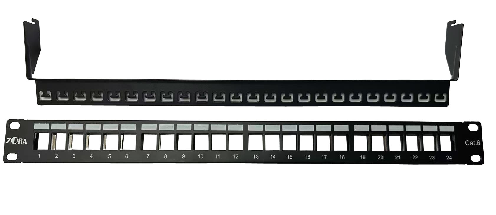 ZORA 24-port Cat 6 Unshielded Modular Distribution Frame