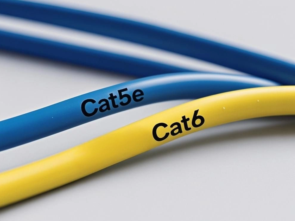 Performance comparison between Category 5e and Category 6 cables