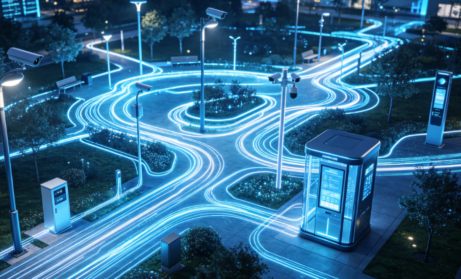 Outdoor fiber cabling in large areas.png