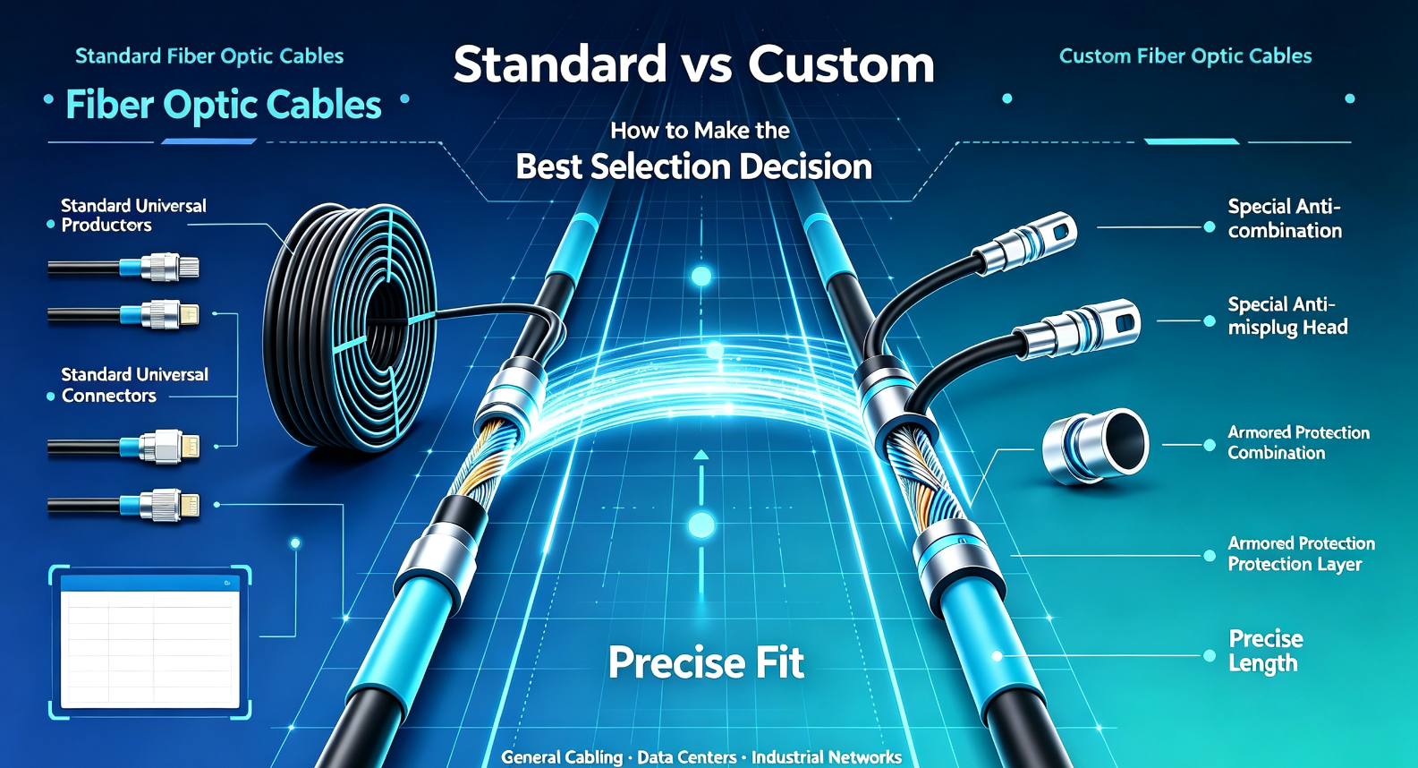 Standard Optical Fiber Cables and Custom Optical Fiber Cables