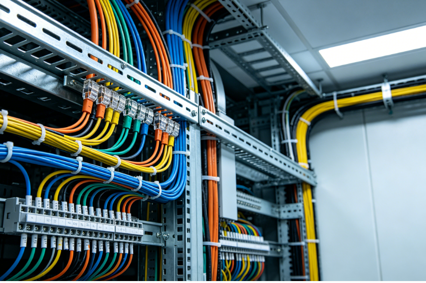 Weak current wiring for modern intelligent buildings